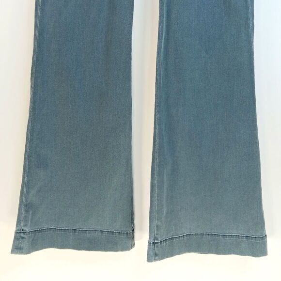 GAP 1969 Women’s Blue High Rise Trouser Jeans Size 30/10 Wide Leg Flare - Picture 6 of 11